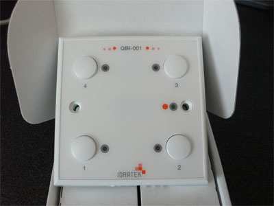 QBI-001 faceplate