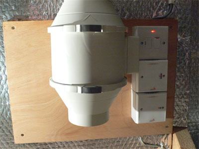 Loft fan, fused spur, DRH-001 and DTS-001 modules
